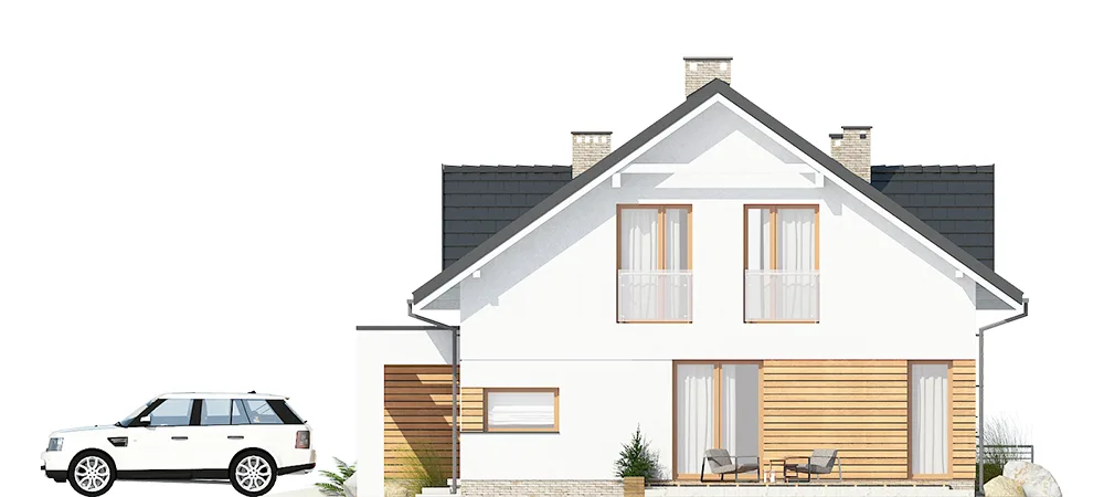 Elewacja boczna prawa