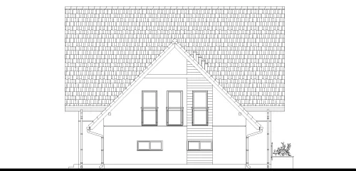 Elewacja boczna prawa