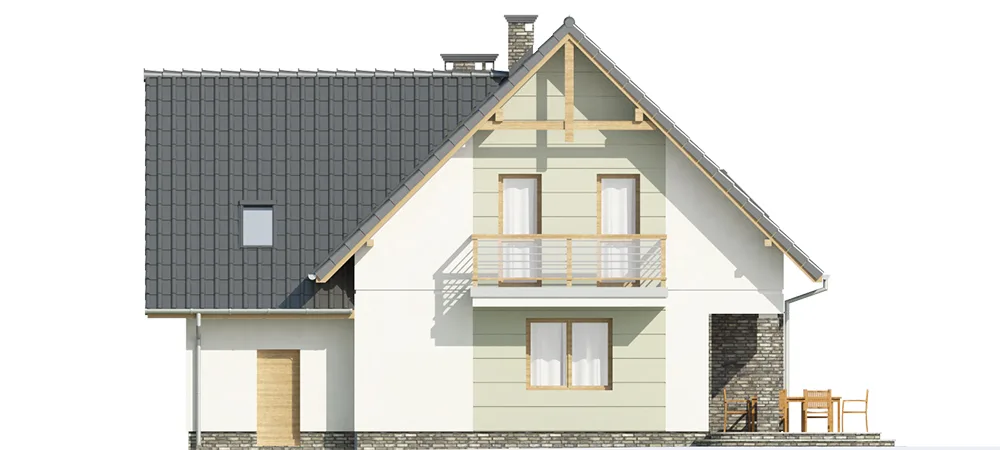 Elewacja boczna lewa