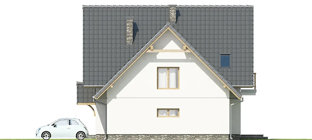 Elewacja boczna prawa