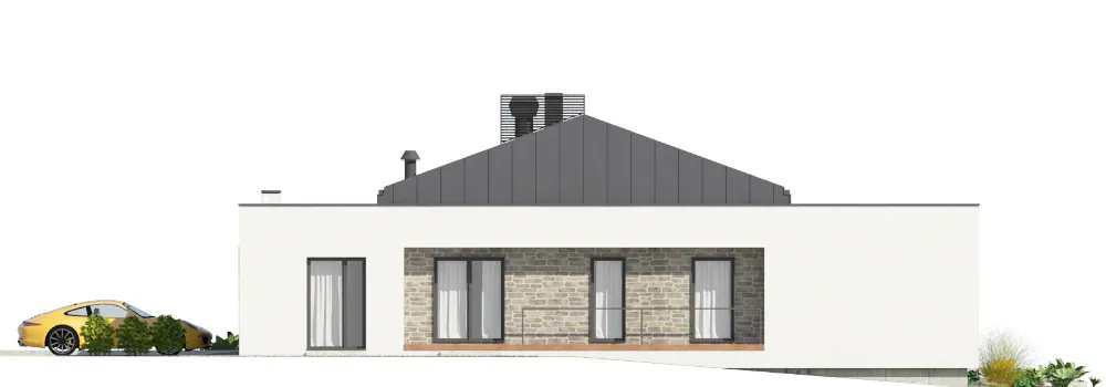 Elewacja boczna prawa