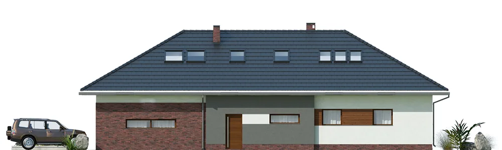 Elewacja boczna prawa