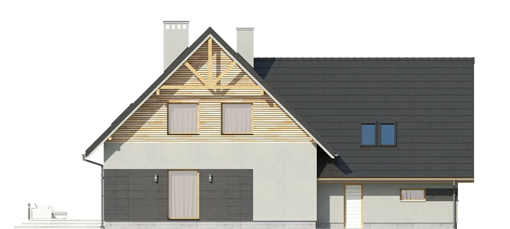 Elewacja boczna lewa