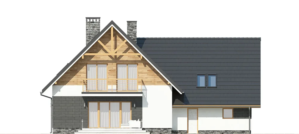 Elewacja boczna lewa