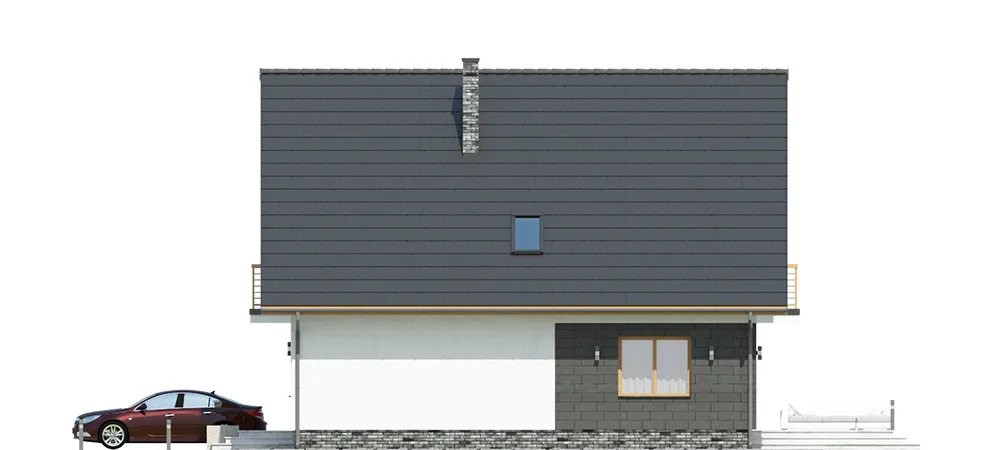 Elewacja boczna prawa