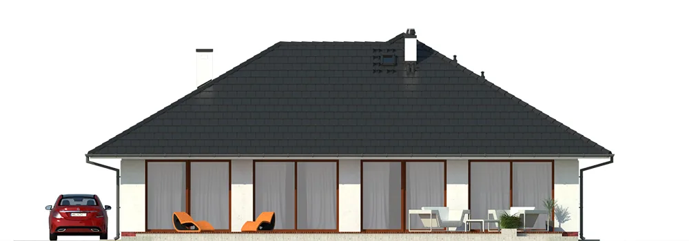 Elewacja boczna lewa