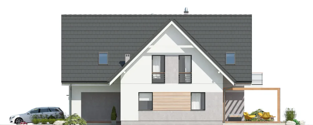 Elewacja boczna prawa