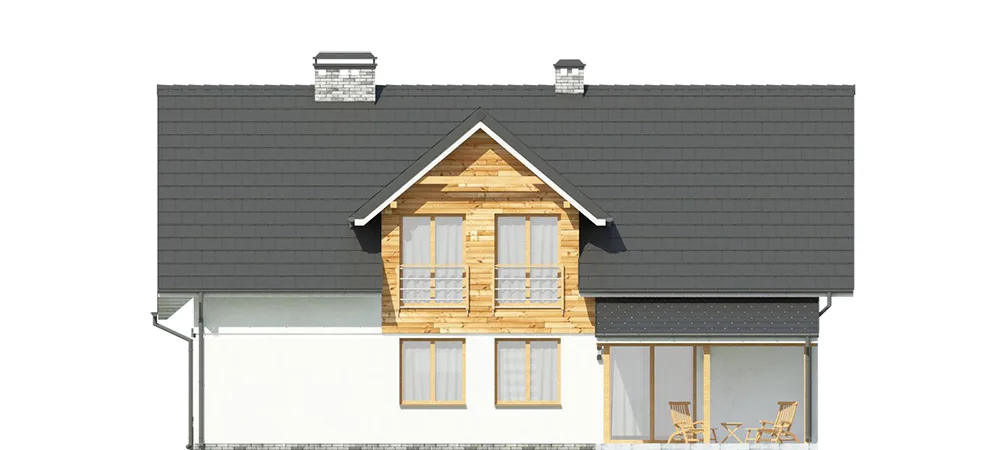 Elewacja boczna lewa