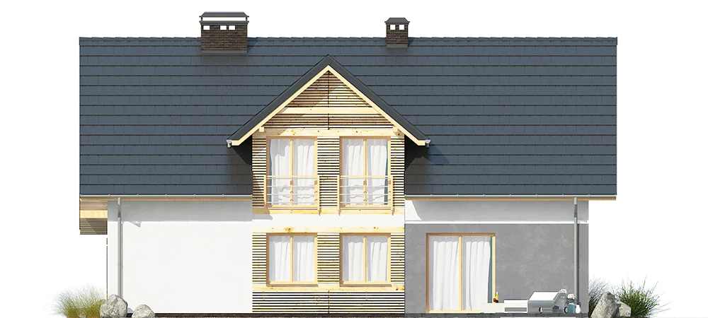 Elewacja boczna lewa