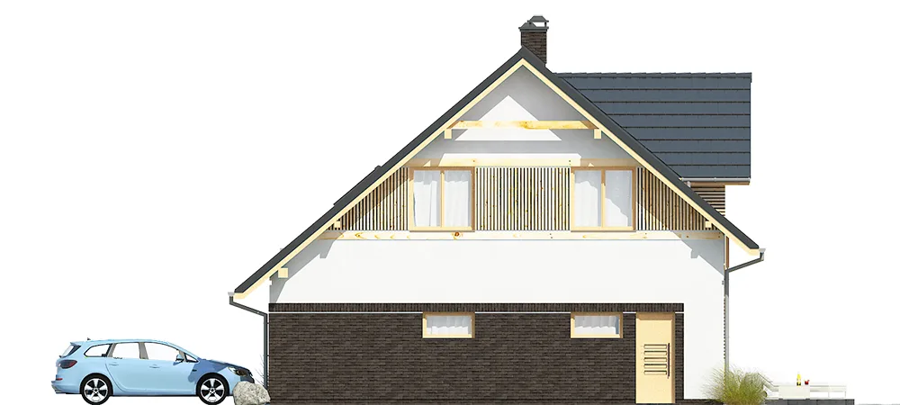 Elewacja boczna prawa