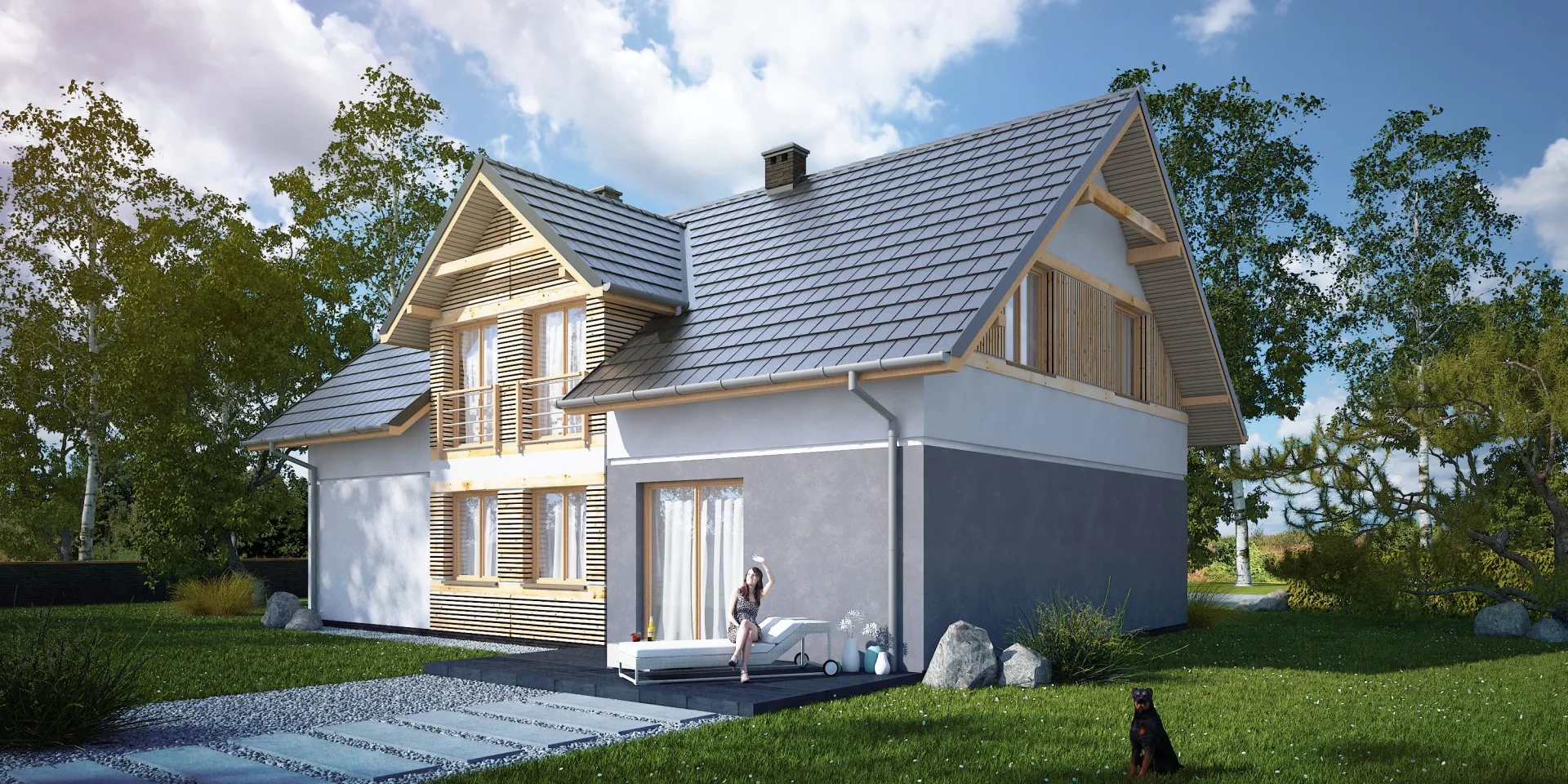 Wizualizacja projektu Vilis II G1 - zdjęcie 3