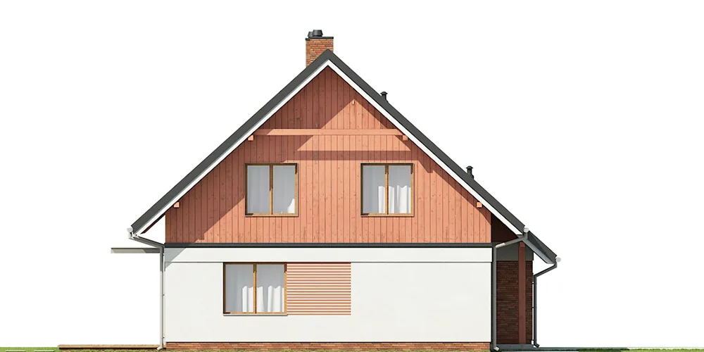 Elewacja boczna prawa