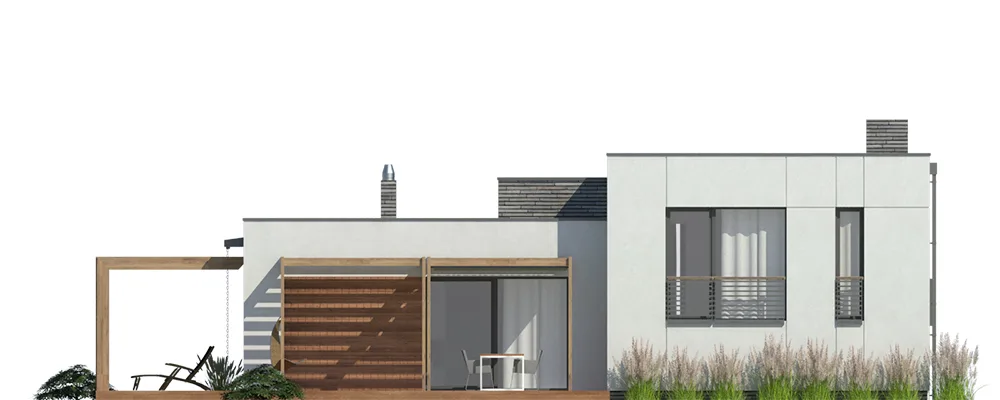 Elewacja boczna lewa