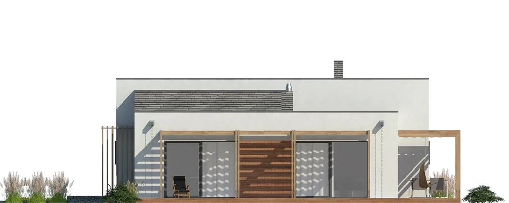 Elewacja boczna prawa