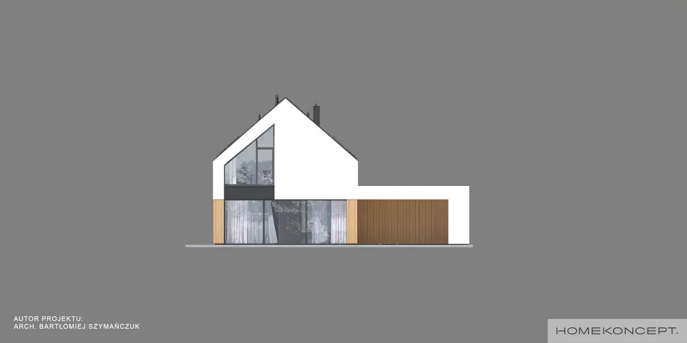 Elewacja boczna lewa