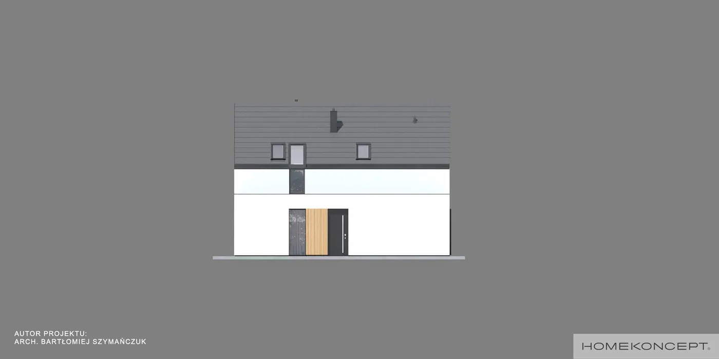 Elewacja boczna prawa