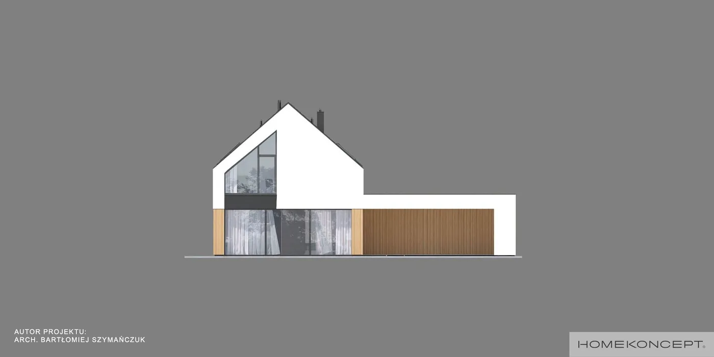 Elewacja boczna lewa