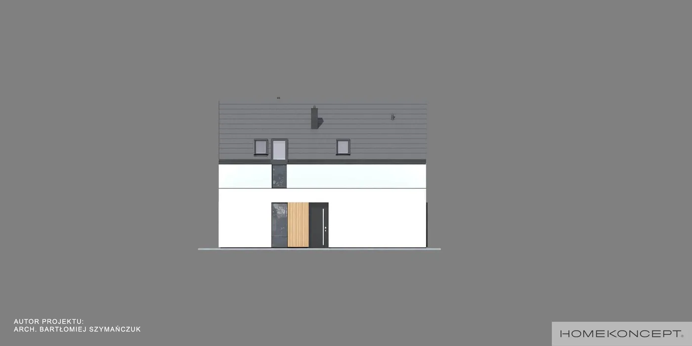 Elewacja boczna prawa