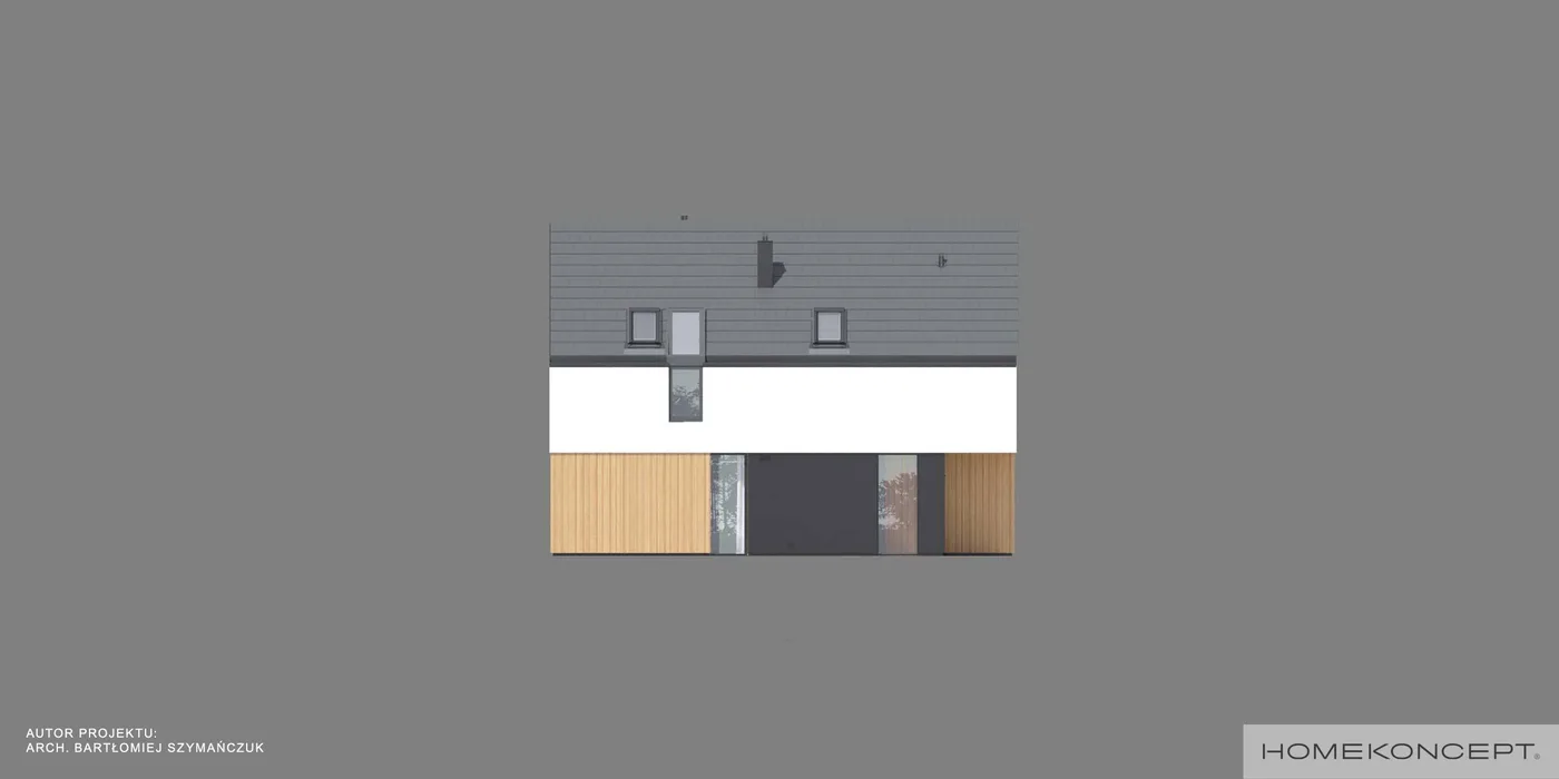 Elewacja boczna prawa