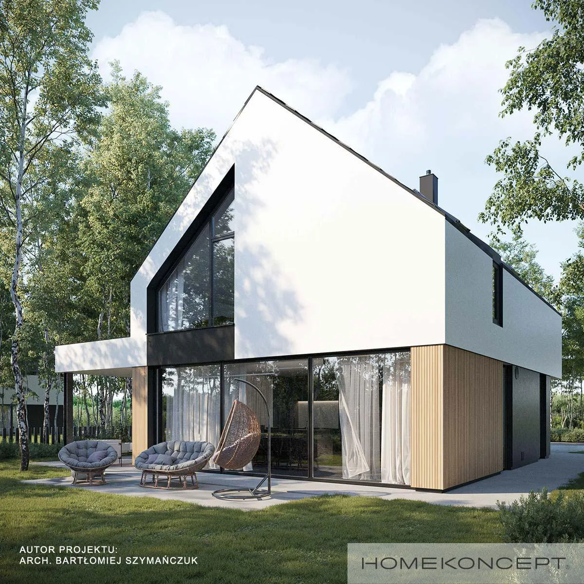 Wizualizacja HOMEKONCEPT 100 wariant 01 - zdjęcie 3