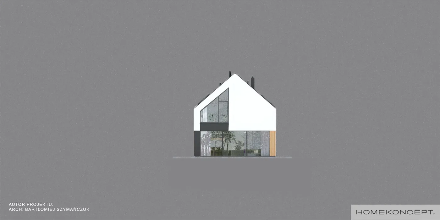 Elewacja boczna lewa