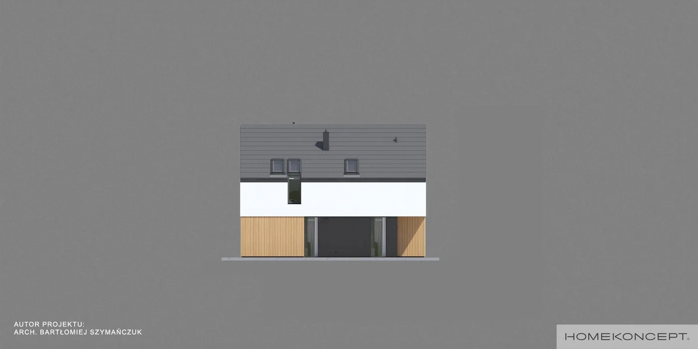 Elewacja boczna prawa