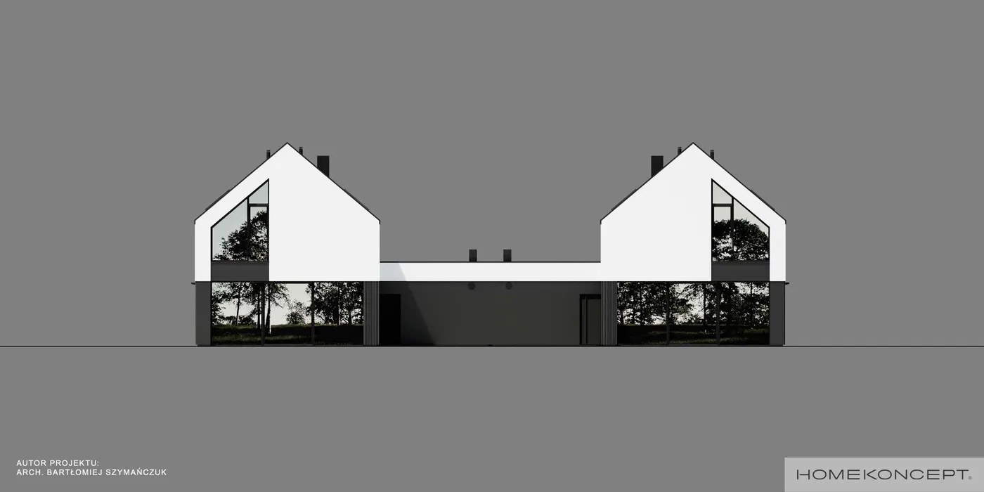 Elewacja boczna lewa