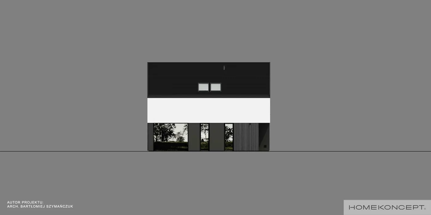 Elewacja boczna prawa