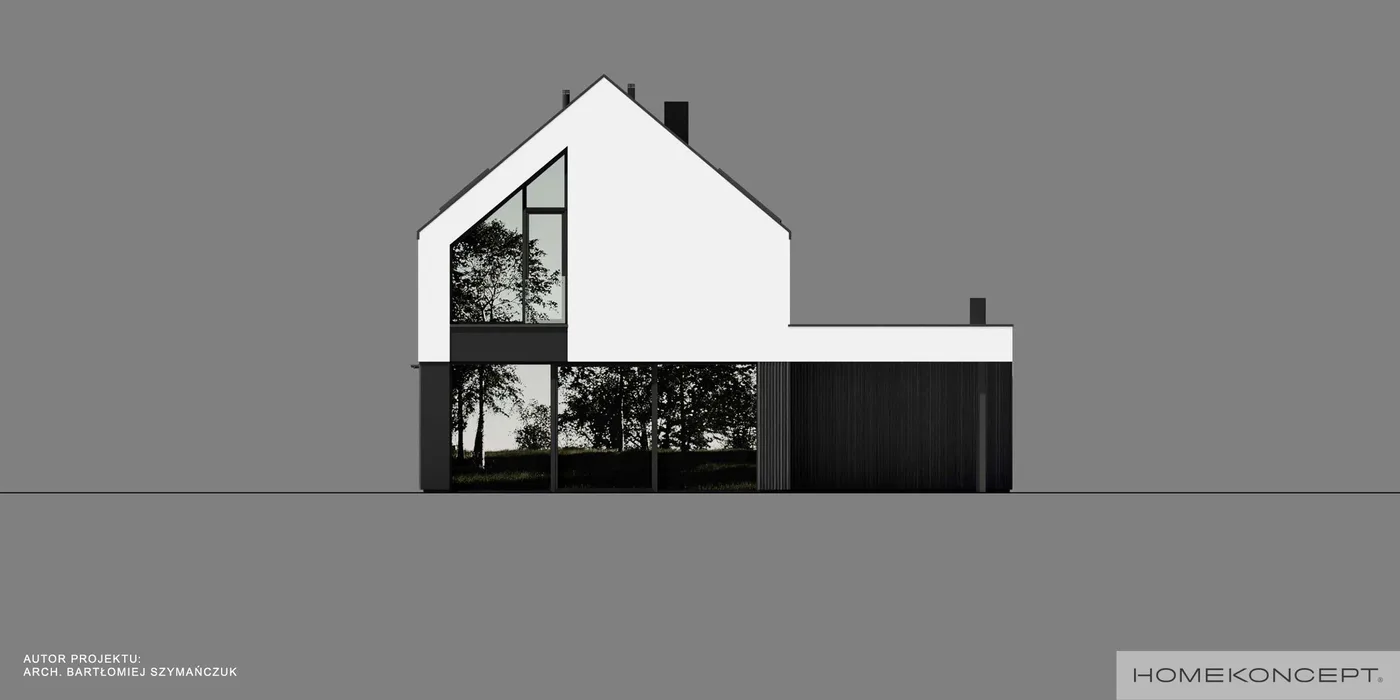 Elewacja boczna lewa