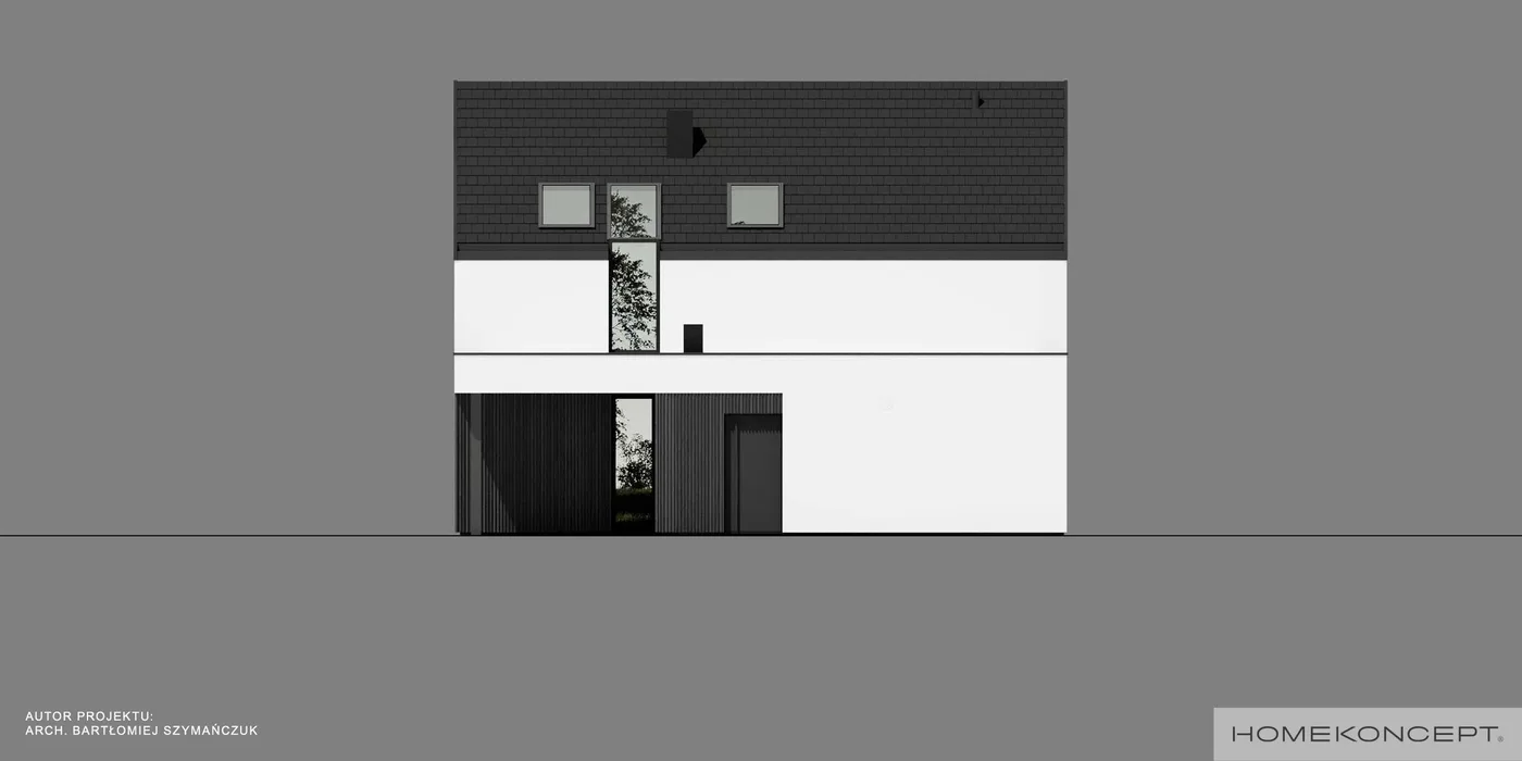 Elewacja boczna prawa