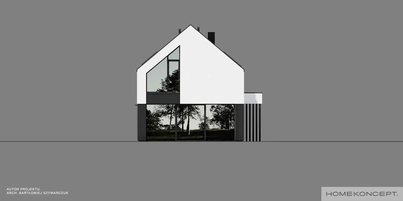 Elewacja boczna lewa