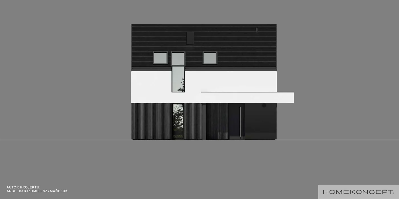 Elewacja boczna prawa