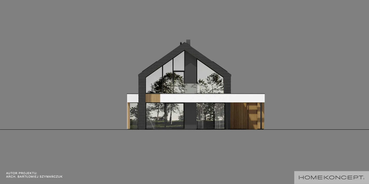 Elewacja boczna lewa