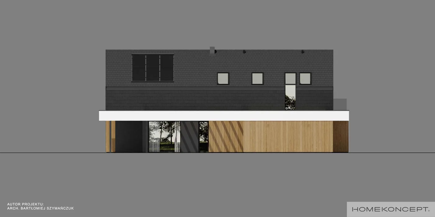 Elewacja boczna prawa