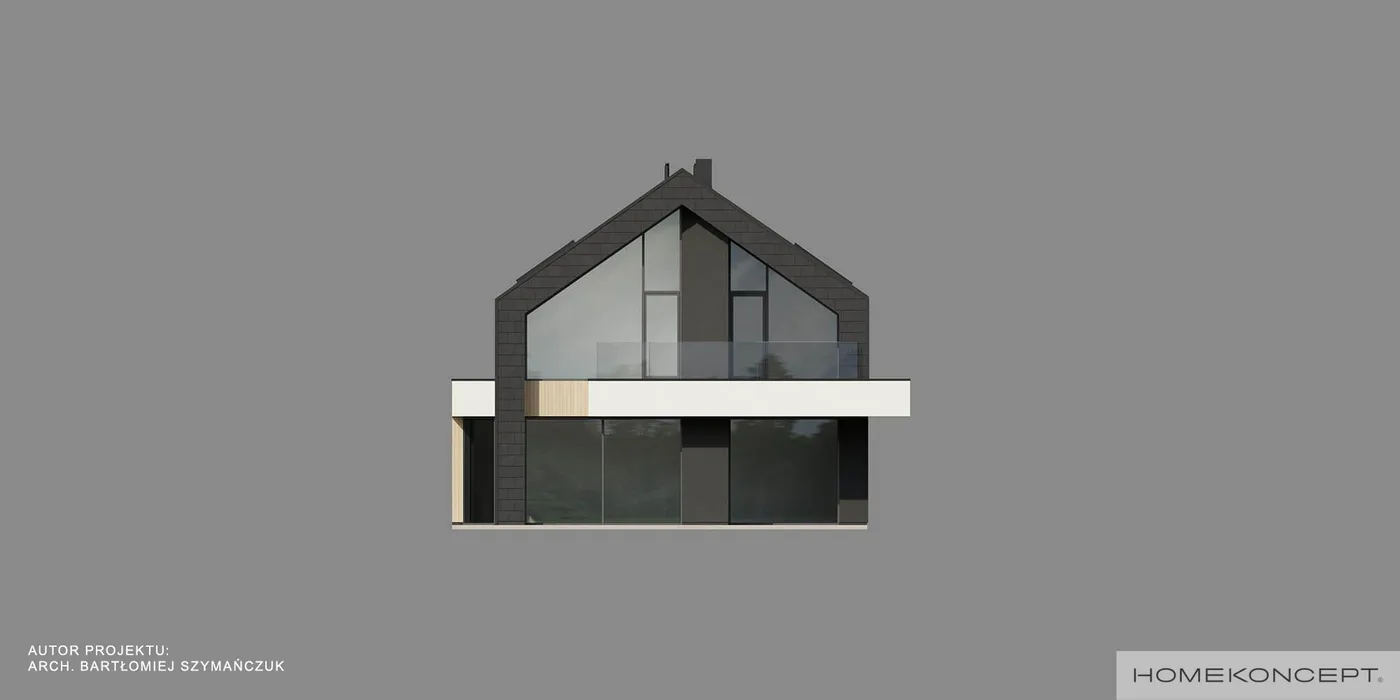 Elewacja boczna lewa