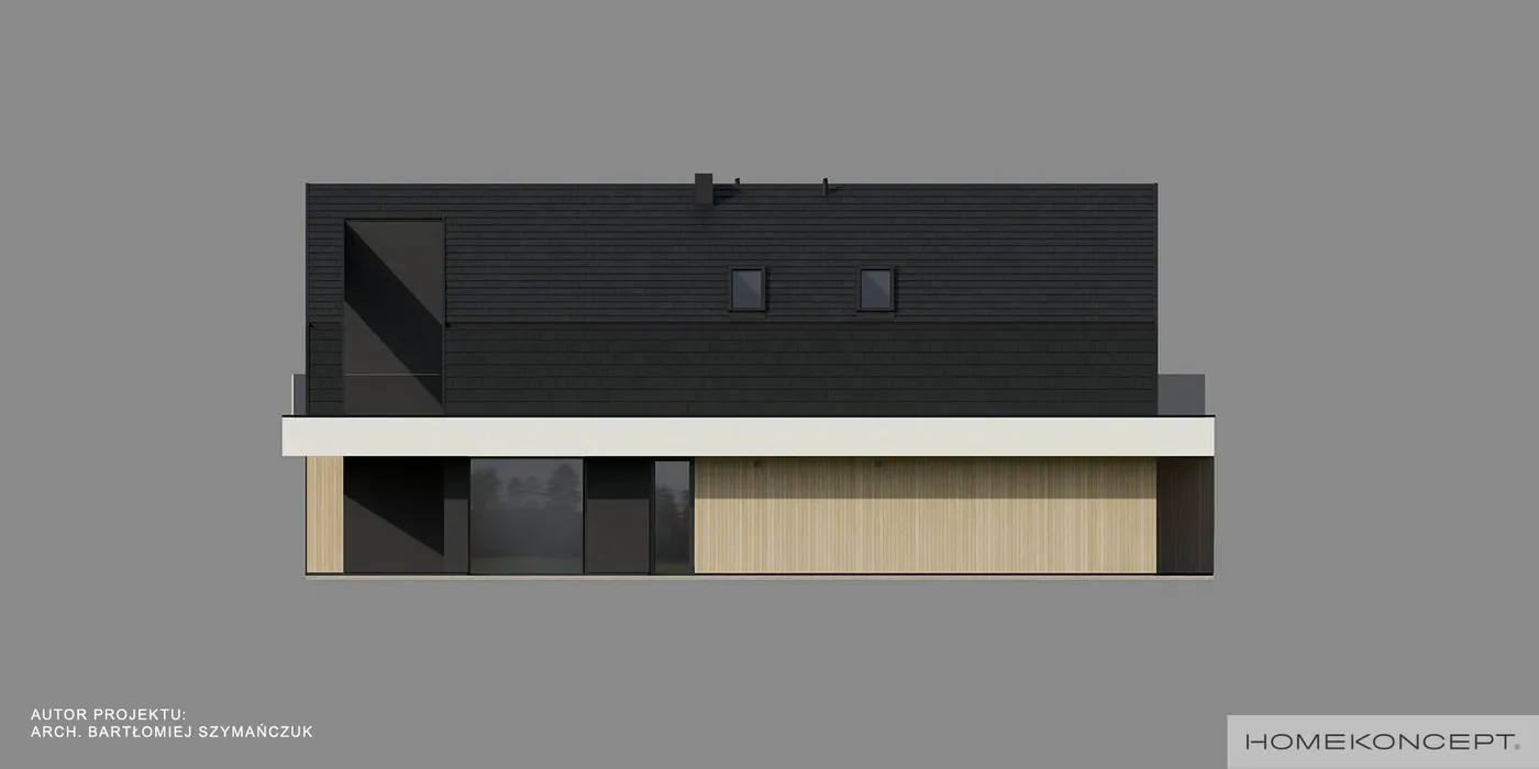 Elewacja boczna prawa