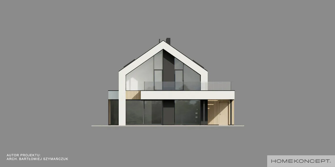 Elewacja boczna lewa