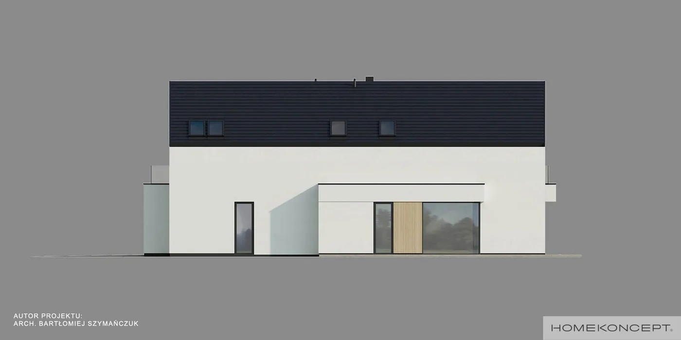 Elewacja boczna prawa