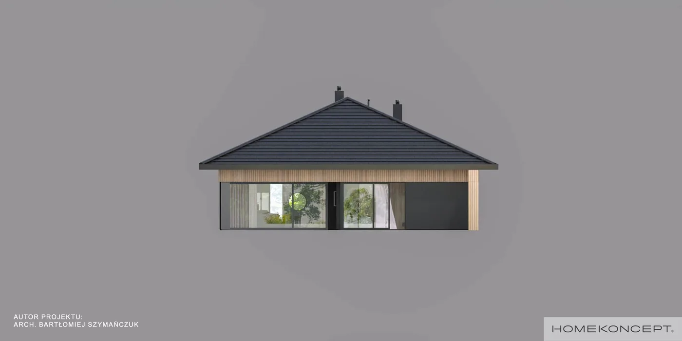 Elewacja boczna lewa