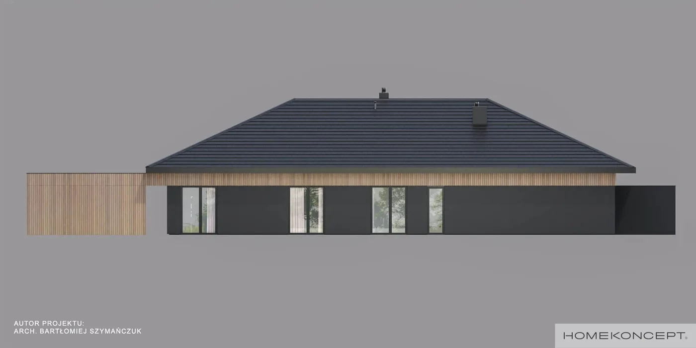 Elewacja boczna prawa