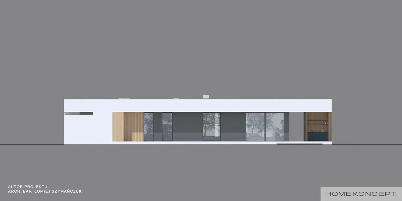 Elewacja boczna lewa