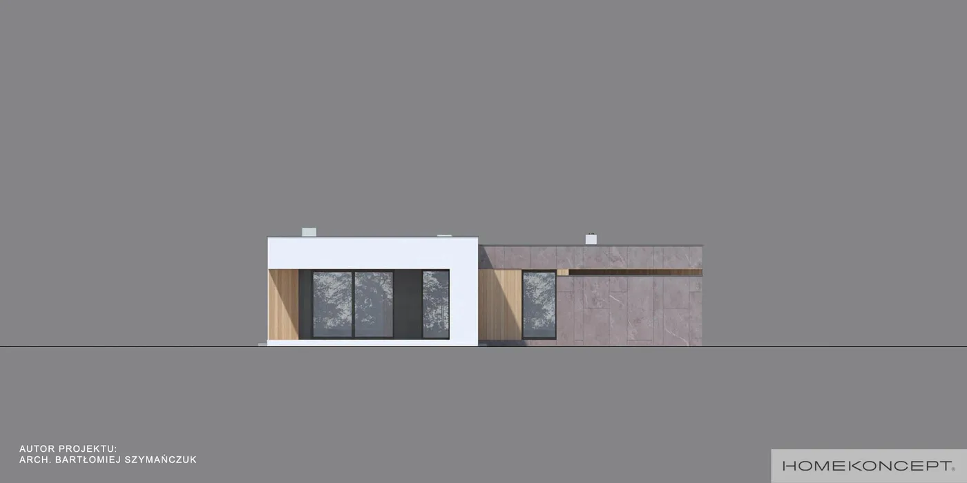 Elewacja boczna prawa