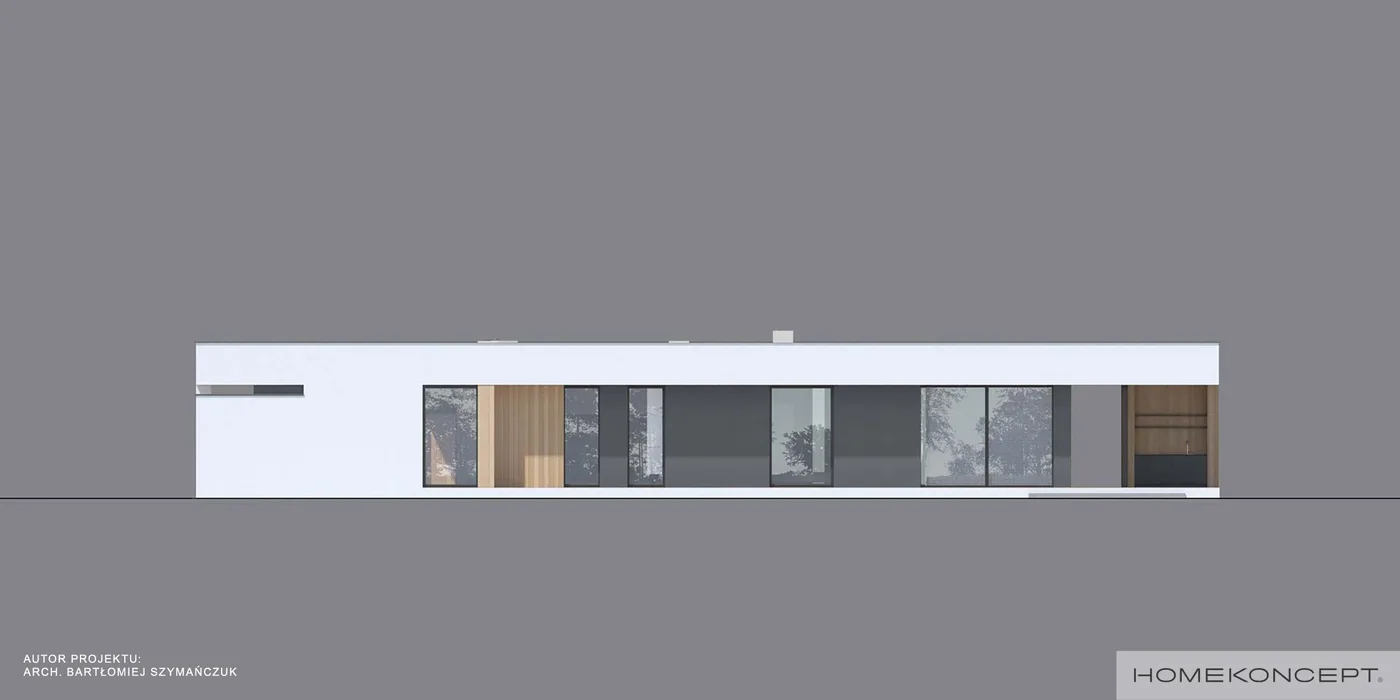 Elewacja boczna lewa