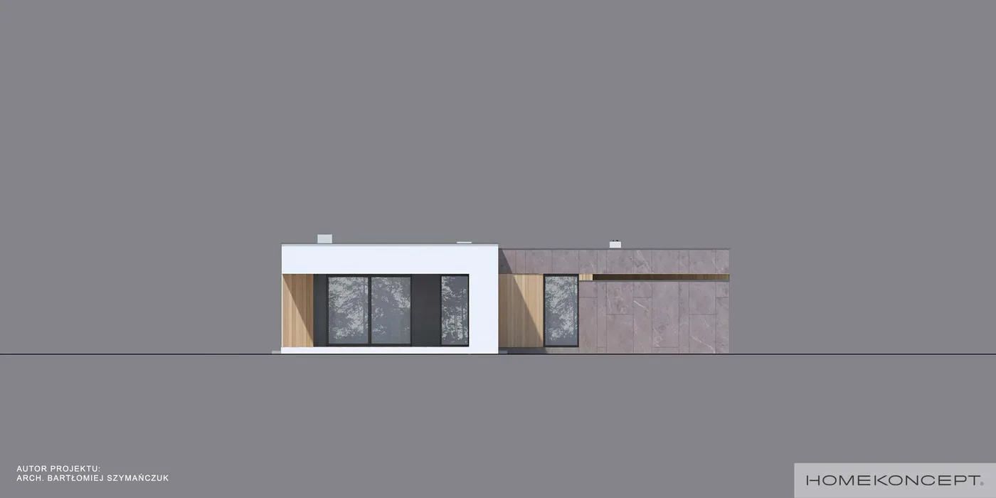 Elewacja boczna prawa