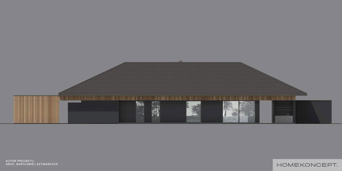 Elewacja boczna lewa