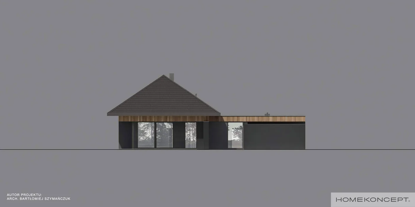 Elewacja boczna prawa