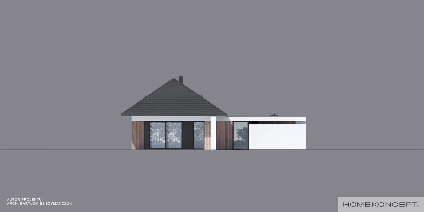 Elewacja boczna prawa