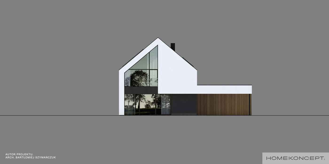 Elewacja boczna lewa