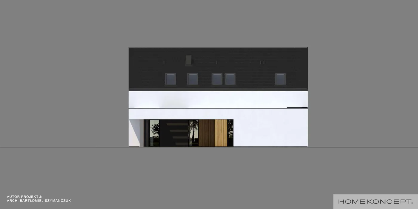 Elewacja boczna prawa