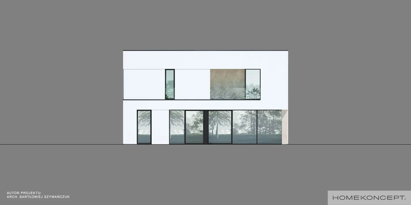 Elewacja boczna lewa